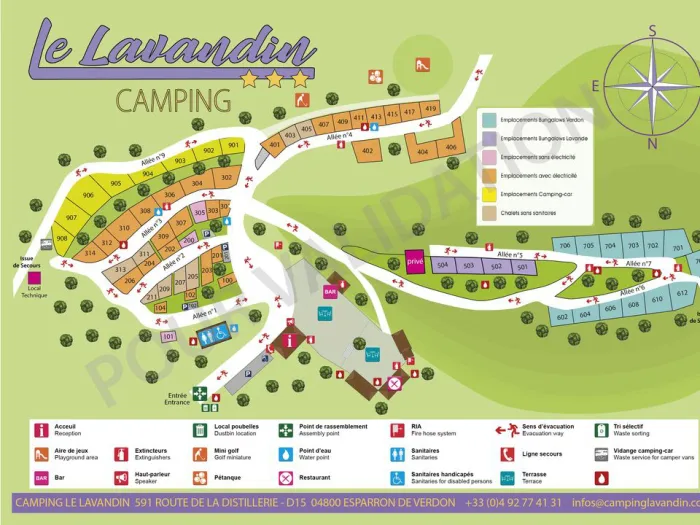 Camping - Esparron-de-Verdon - Provence-Alpes-Côte d'Azur - Le Lavandin