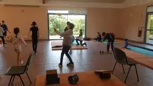 Des animations sportives et circassiennes en saison