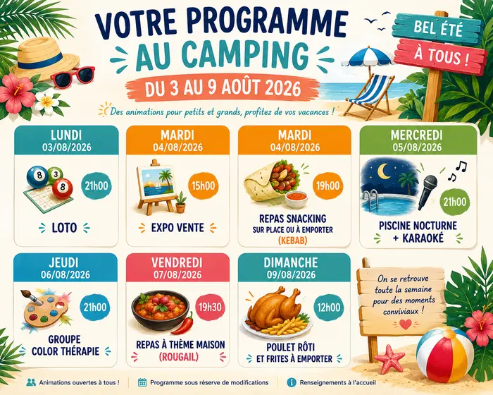 Des rendez-vous conviviaux en saison estivale