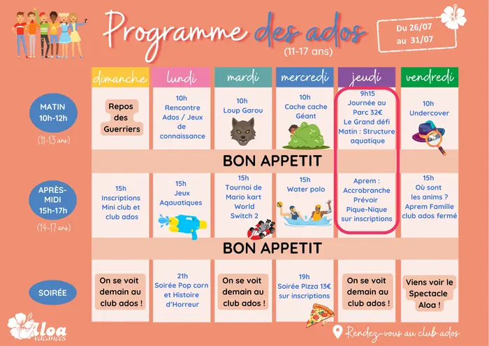 Un programme estival pour tous