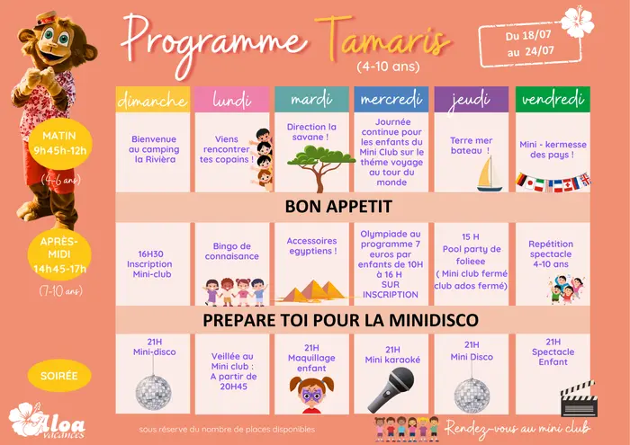 Des rendez-vous tout au long de la saison