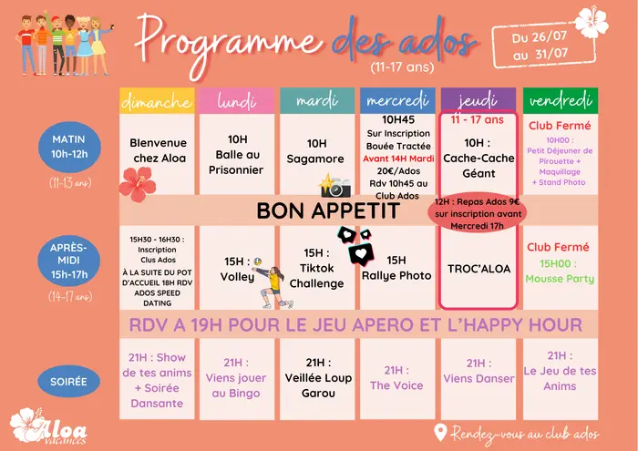 Des rendez-vous estivaux pour chaque âge