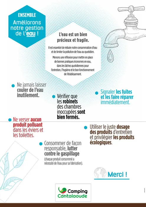 Baignade sur place et lac proche