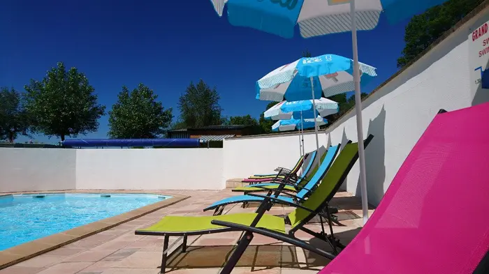 Une piscine chauffée face au panorama