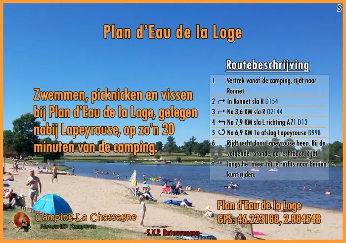 Une piscine et l'accès au ruisseau