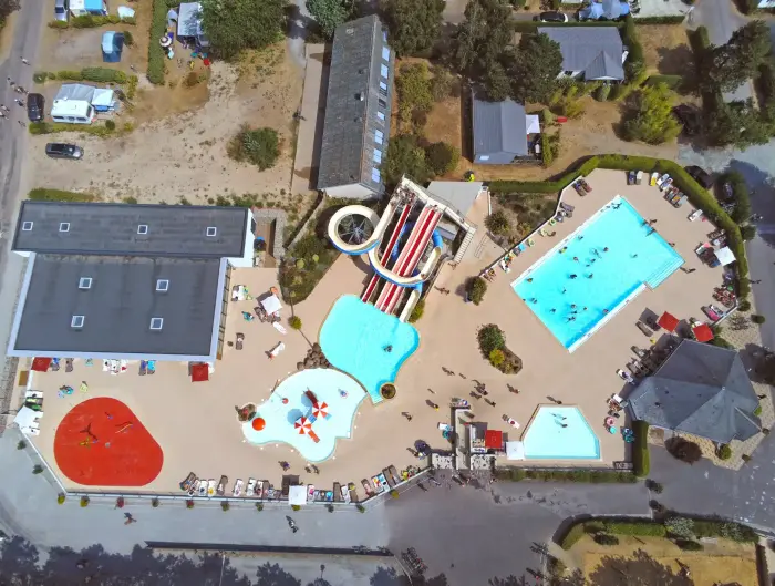 Un espace aquatique chauffé et varié
