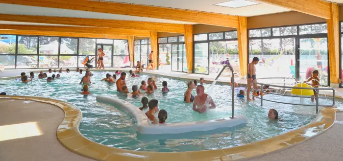 Un espace aquatique chauffé et varié