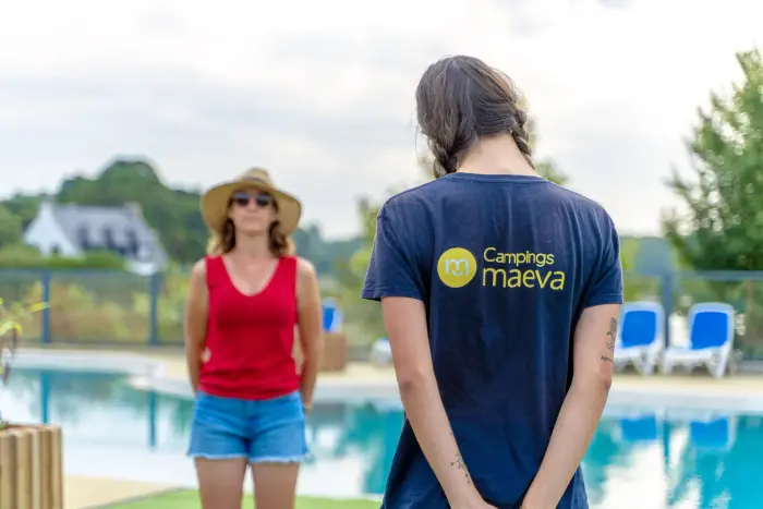 Une baignade chauffée face au lac
