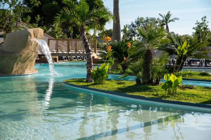 Un parc aquatique chauffé toute la saison