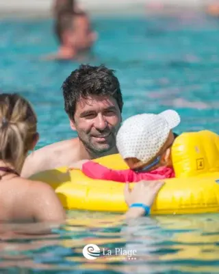 Une baignade simple entre débordement et soleil