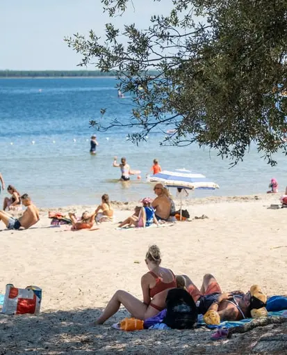 Baignade chauffée et jeux d'eau