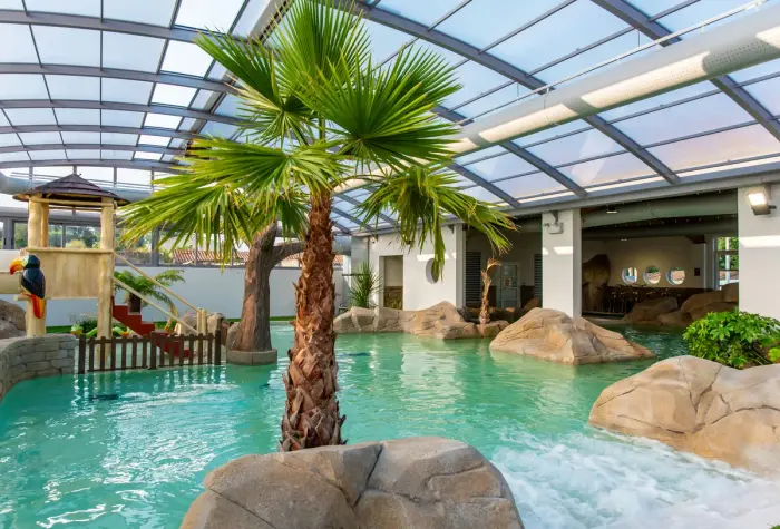 Un parc aquatique chauffé très complet