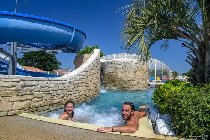 Un parc aquatique chauffé et varié