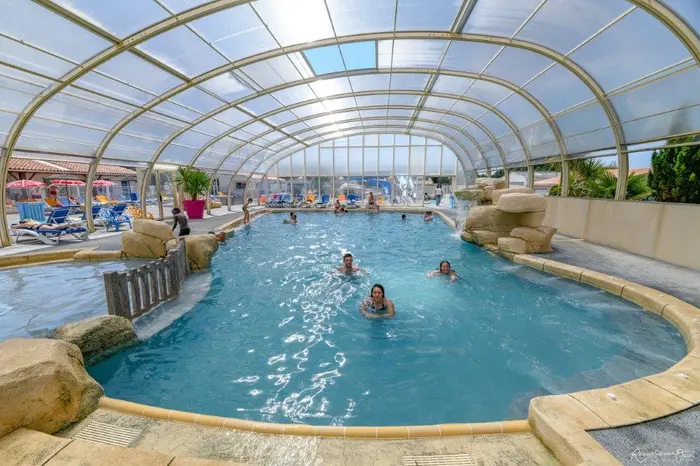 Un parc aquatique chauffé et varié