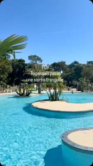 Lagon tropical et baignade chauffée