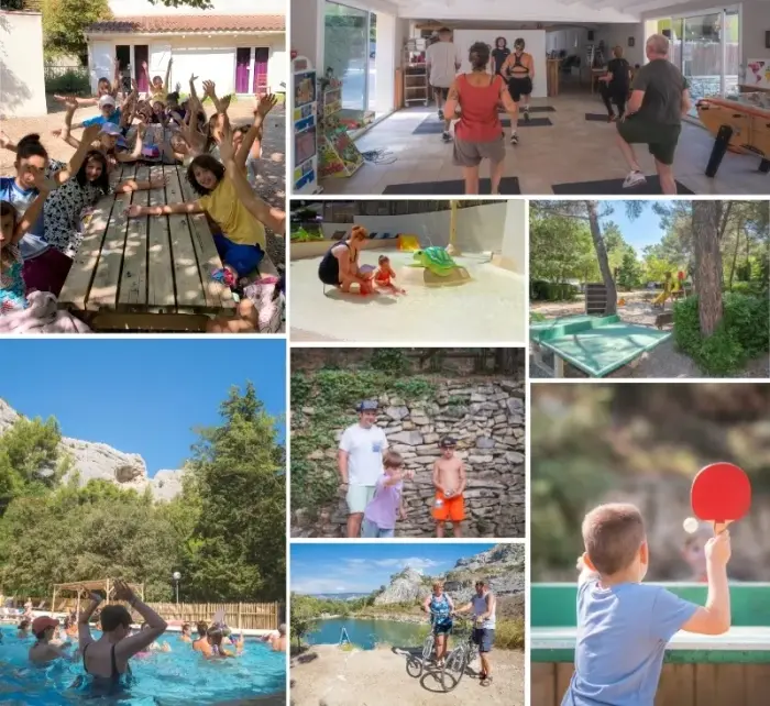 Une piscine chauffée au cœur du domaine
