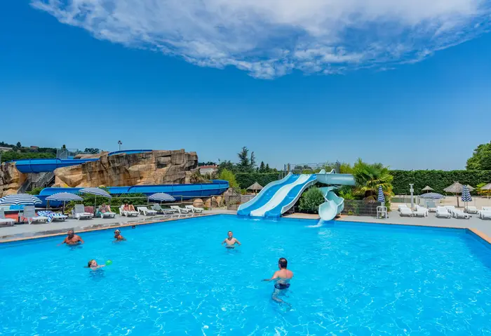 Entre piscines, lagon et jeux d'eau