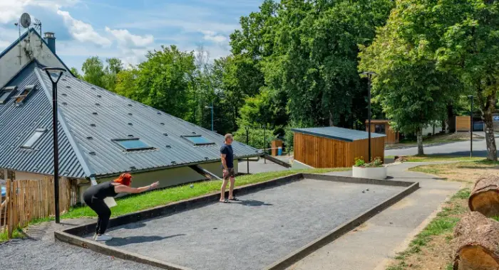 Un espace couvert pour se baigner