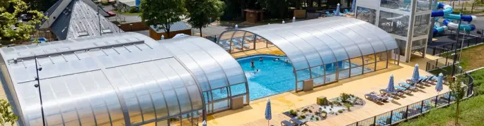 Un espace couvert pour se baigner