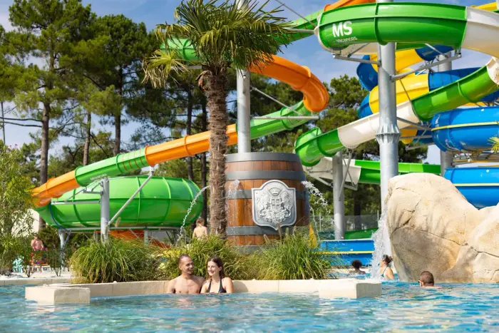 Un parc aquatique chauffé très complet