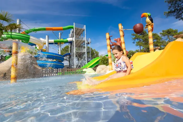 Un parc aquatique chauffé très complet