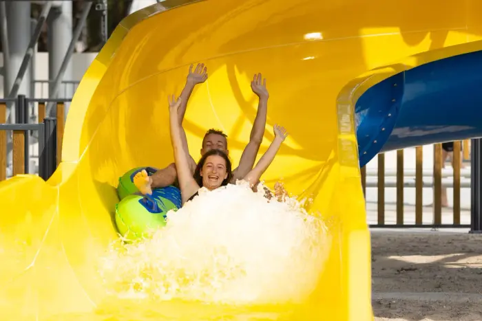 Un parc aquatique chauffé très complet