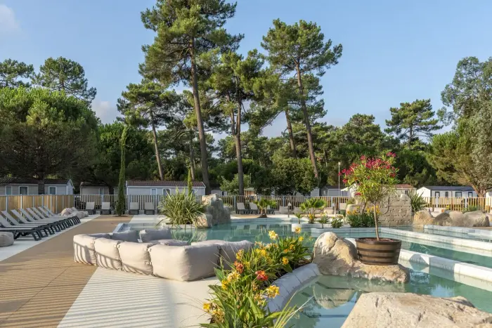 Un parc aquatique chauffé très complet