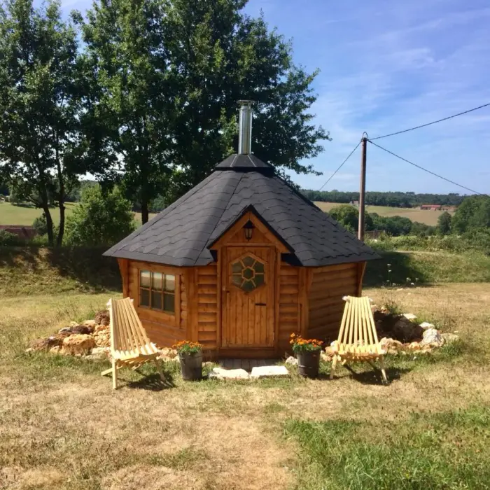 Une sauna finlandaise ouverte toute l'année