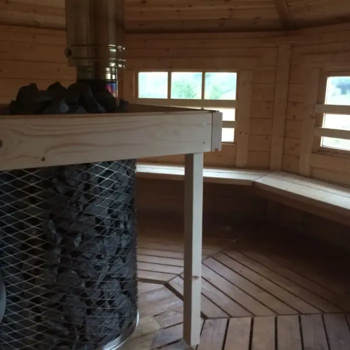 Une sauna finlandaise ouverte toute l'année