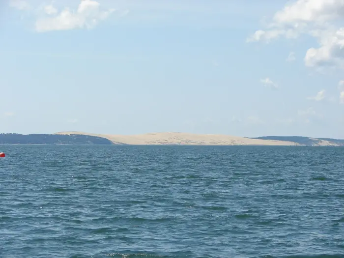 Plages du bassin et vagues océanes