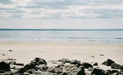 La baie comme terrain de baignade