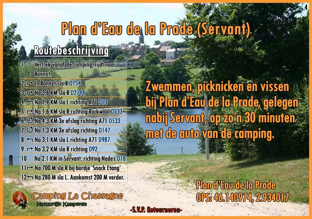 Plan du camping Camping La Chassagne