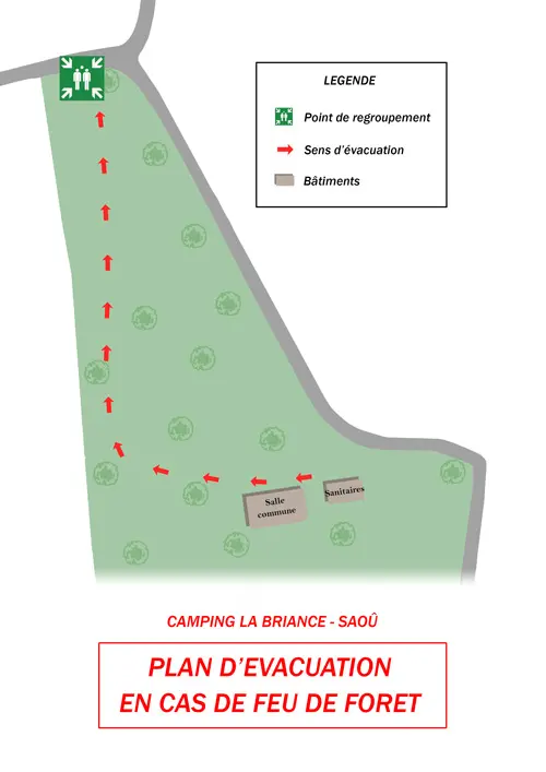 Plan du camping Camping La Briance