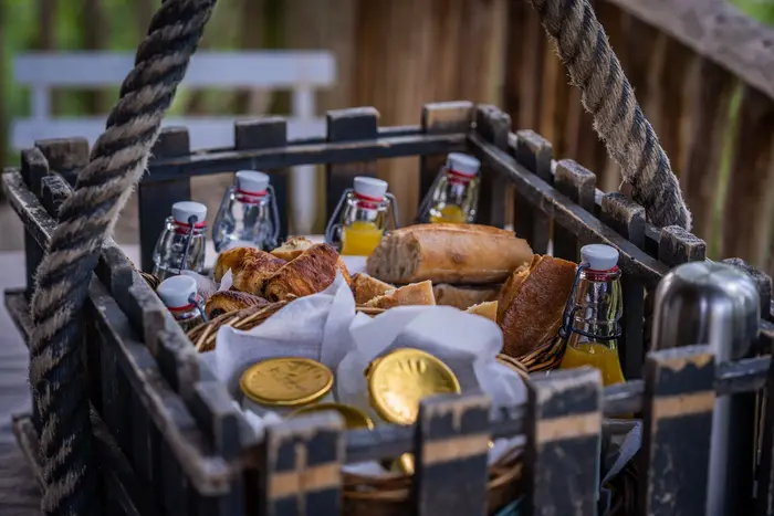 Repas sur place et pauses gourmandes