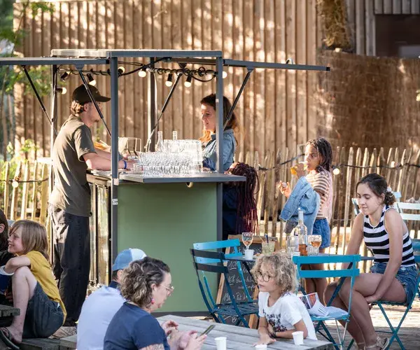 Des repas simples au cœur du camping