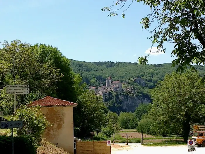 Plage de Saint-Cirq-Lapopie