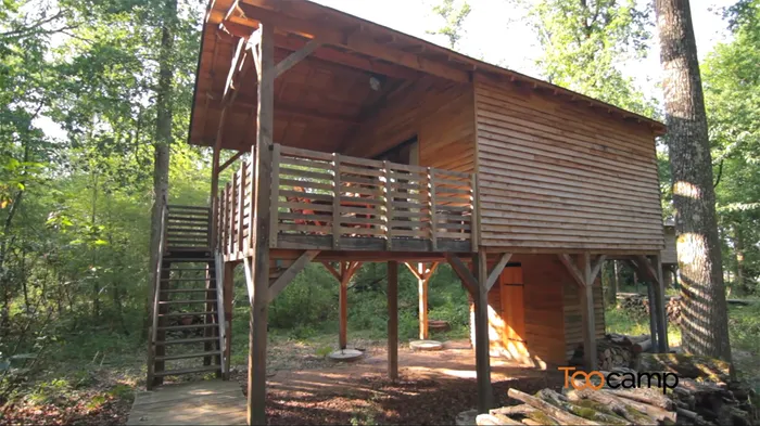 Camping - Saint-Georges-des-Sept-Voies - Pays de Loire - Domaine Ecolodge de Loire