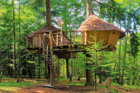 Ardèche en famille - Cabanes de Labrousse