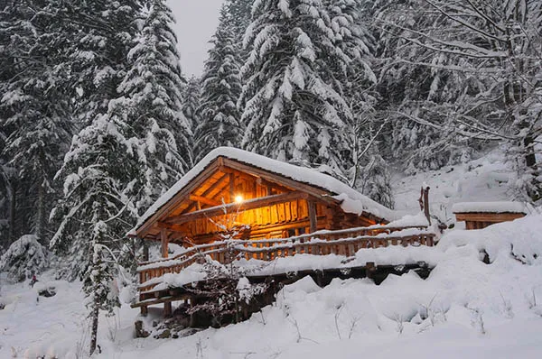 Camping ouvert en hiver