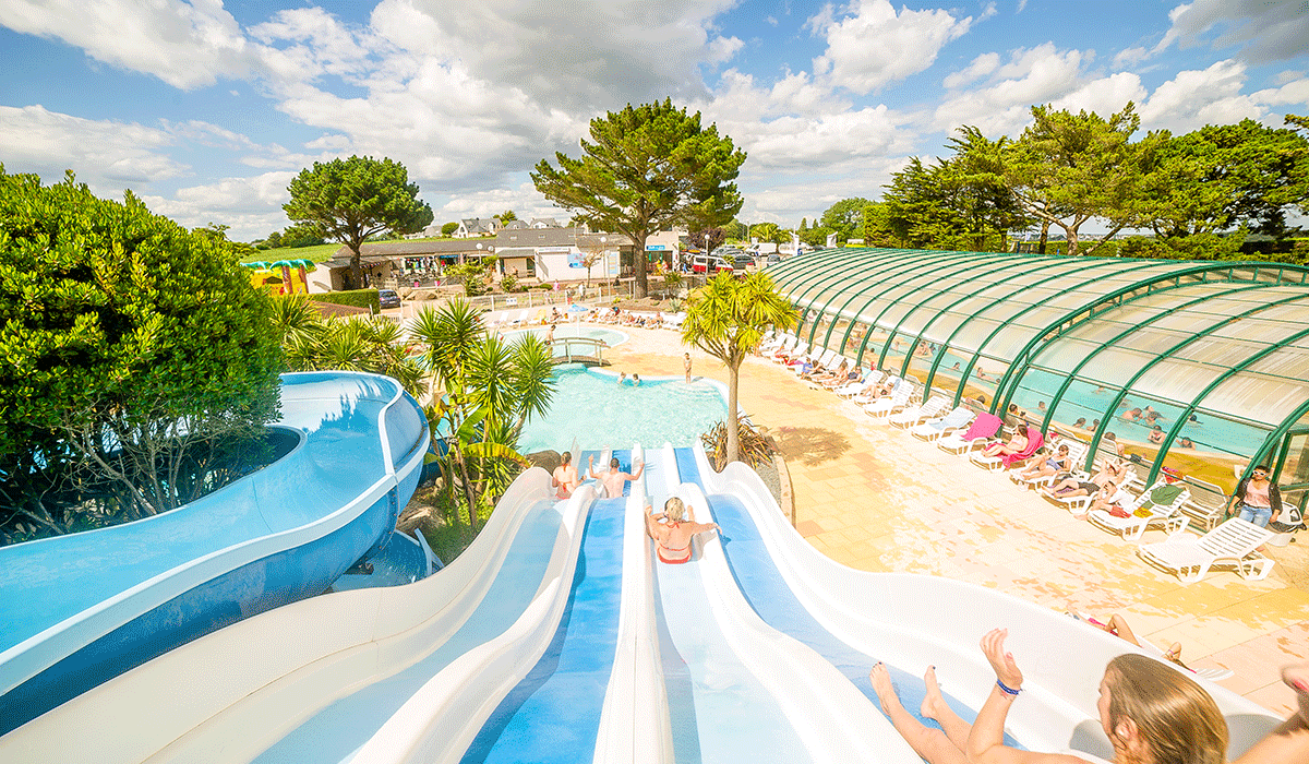 Morbihan - Camping Le Moténo 4* 199 €* la semaine du 30/06, Mobil home 6 pers. Morbihan - Camping Le Moténo 4* 199 €* la semaine du 30/06, Mobil home 6 pers.